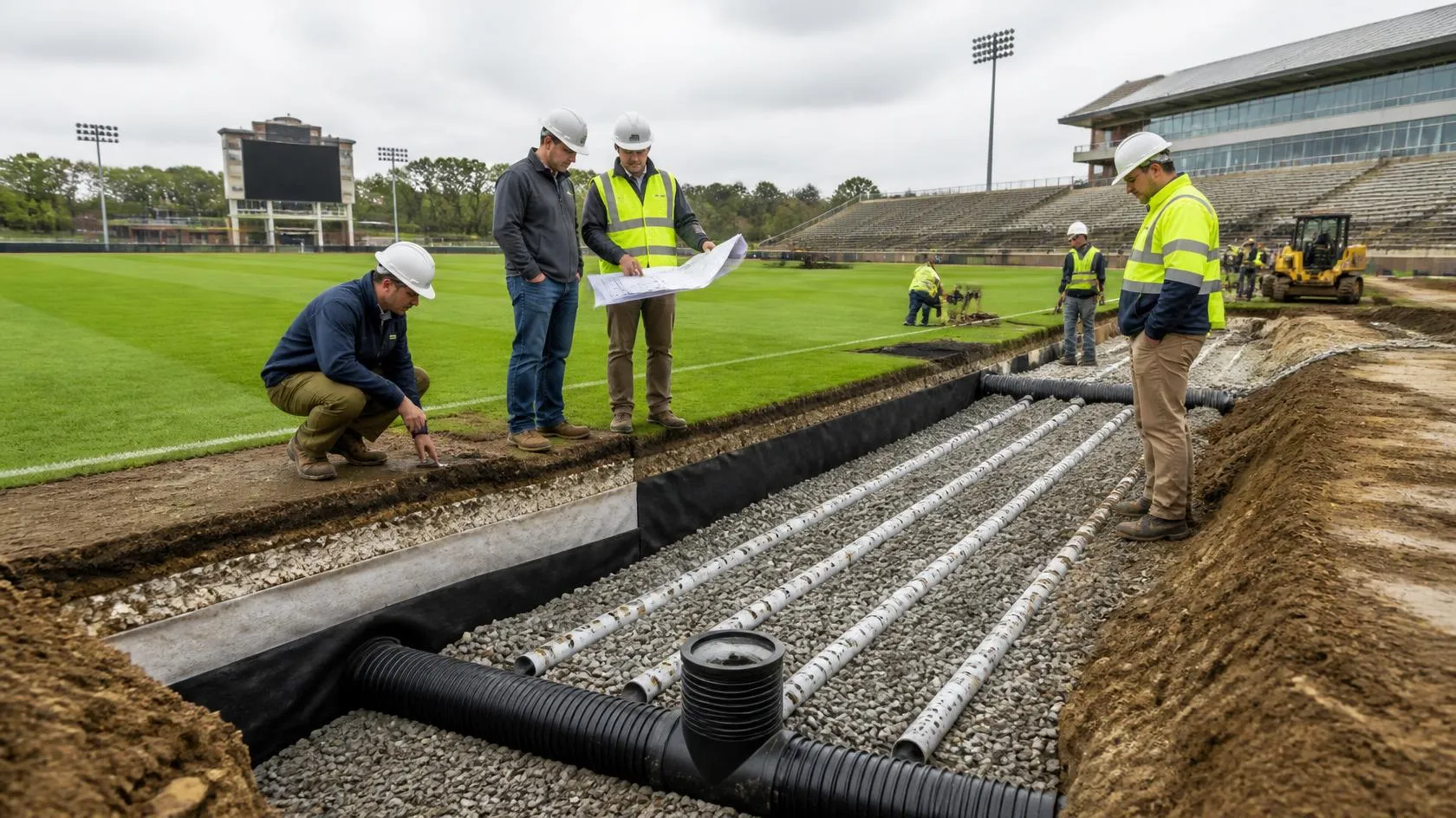 Sports Field Drainage & Water Management