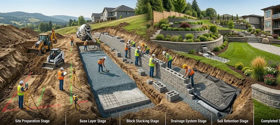 Retaining Wall Process