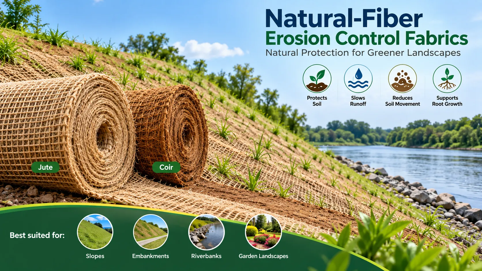 Natural Erosion Fabrics