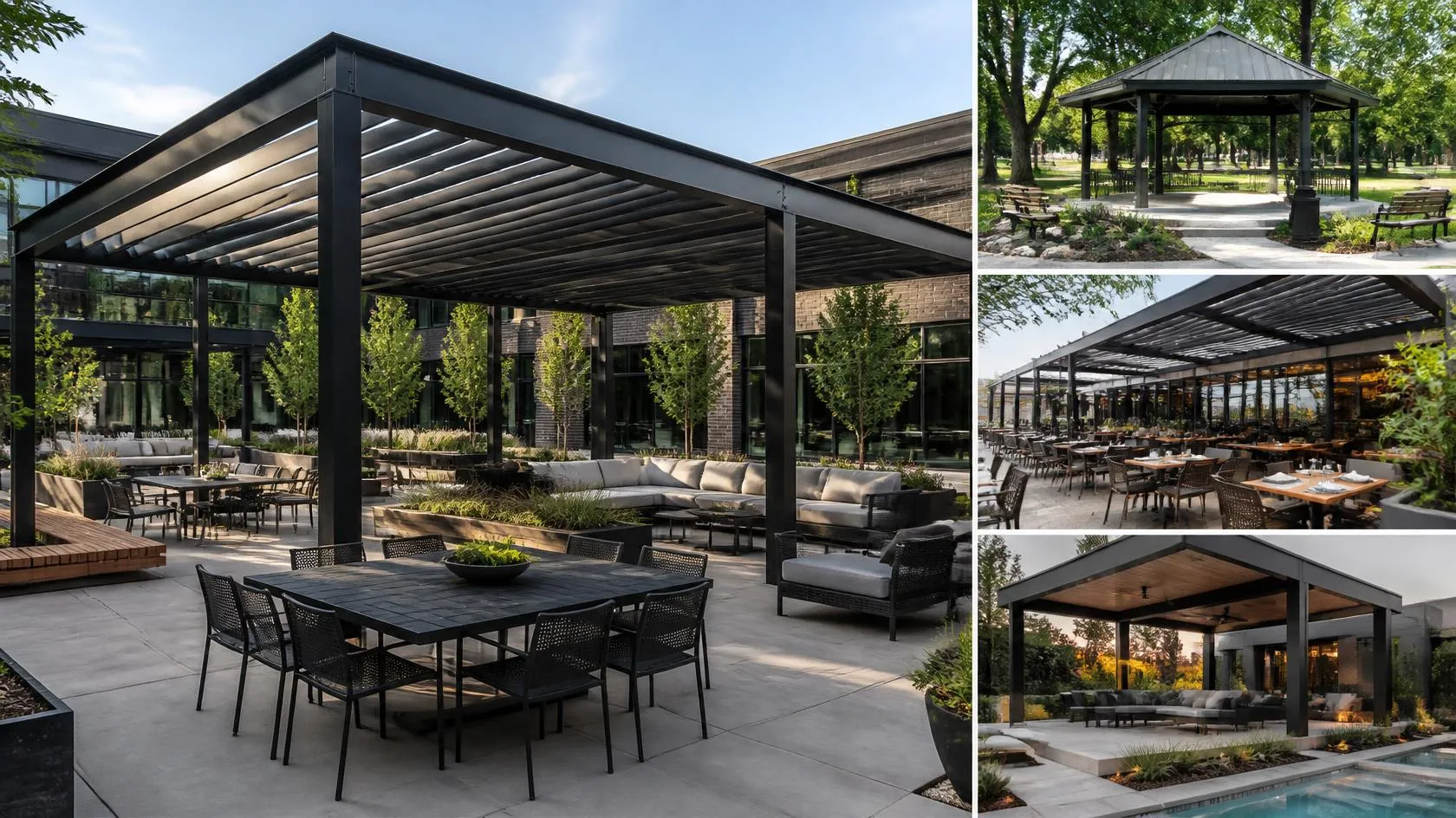 Steel Pergolas