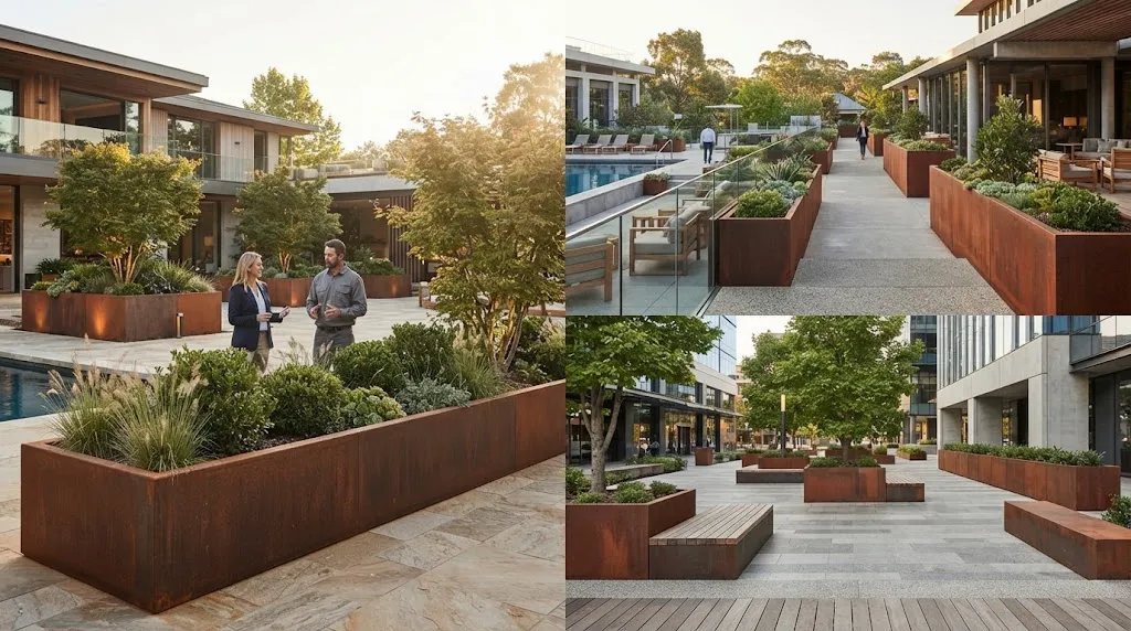 Corten Planters