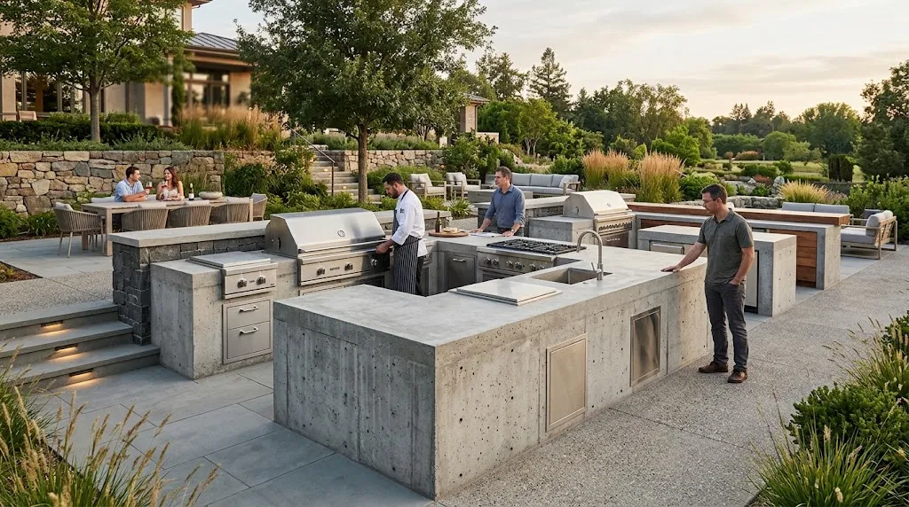 Concrete Kitchens