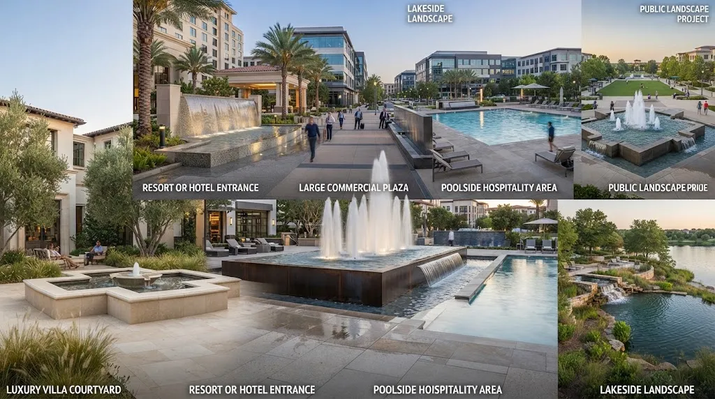 Water Feature Applications